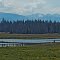 Telephoto Mosquito Lake and the Wind River Mountains