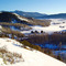 Bedford  lies below Haystack Mt (S￪)