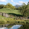 Fence and Pond in Bedford, WY