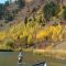 Fall fishing on the Salt River, Wy