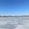 Frozen Hampton Lake