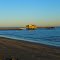 Galveston Island, Texas:  after sunset on Gulf of Mexico
