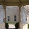 Sacred Heart of Jesus and Immaculate Heart of Mary in gazebo at Nativity Parish, Leawood, KS