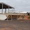 Skateboard half-pipe ramp