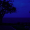 Pascagoula Beach at night