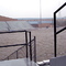 High School and Football field during storm