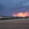 Thunderstorm building over Dyott Range, York.