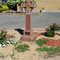 Celtic Cross at entrance to St Joseph's Catholic school