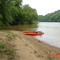 Pit Stop on a River  Beach - July 2007