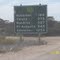 Sign on Eyre Hwy near Eucla