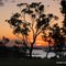 Sunset Burdekin Dam, Queensland, Australia