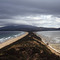 Looking south at The Neck, Bruny Island