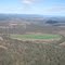 Aerial photo of green field