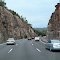 Highway in the rocks