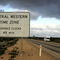 The official Western Australian Go vernment road sign declaring an unnofficial and little known time zone