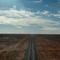Railway through the Outback in South Australia