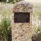Memorial cairn to the pioneers who built the Boors Plains Methodist Church: worship centre from 1873 to 1967