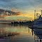 Golden Trawler Sunrise.