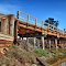 Classic old timber bridge near Dumbleyung