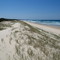 The white sand of the east coast beach