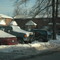 Alexson`s house in winter