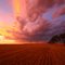 stormy sunset