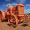  Old tractor display at Wubin's  Railway Yard.