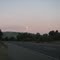 Moonrise over hills near Euroa, Vic