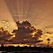 Sunburst over Tuncurry.