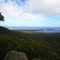 View of Lake Barracoota and Gabo Island from Howe Range. (Croajingolong National Park)