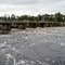Torrumbarry Weir comprises 6 radial gates that can be lifted using large hydraulic rams. Each gate is 11 m wide by 6 m high, and weighs approximately 25 tonnes