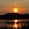 Three suns on Stony Lake (Cambridge, MI)