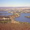 View to Lakes Entrance, Victoria, Australia 1997