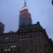 Empire State Building Christmas Colors