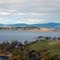 Huon Island in mouth of Huon River