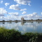 Hillston Silos from lakeside