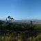 View East to Choree Chillum (Bartle Frere) with Broken Nose, seen from Drovers Lookout
