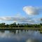 Clouds heading inland.