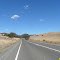 Looking along the Tarlee-Kapunda Road with rolling Hills and Wheat Crops, on 12-02-2012