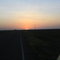 Sunset on the road to Karumba