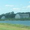 Barn on a pond
