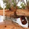Flying Fox or Cable Drum Post delivery when River in Flood