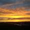 Nice sunset before running to the first house