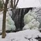 Frozen waterfall @ Belvedere lake