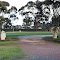Caravan park entrance