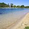 This is a the Millicent swimming pool, complete with sand beach and a cement bottom