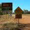 Plenty Hwy, Northern Territory - the start of  approximately 700 Km gravel road to Boulia, Queensland