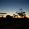 sunrise at Mundrabilla Roadhouse