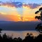 Sunset over Top Lake