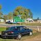junction road signs in Mungindi, NSW. June 2011.